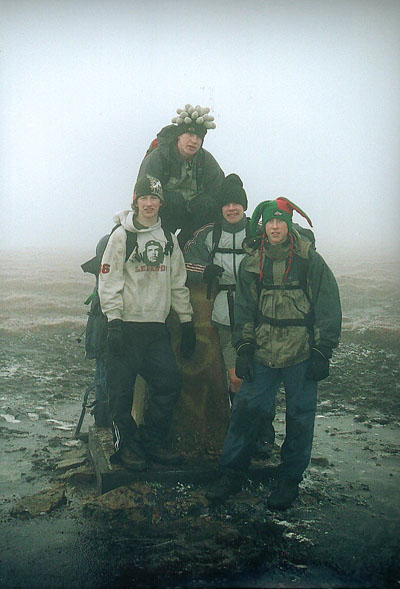 The Explorers on The New Year Hike